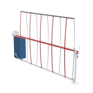 GTH - Grille haute et basse articulée en alu de 3 m - Plat de 25x3 mm