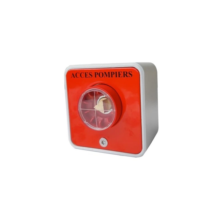 Contact à clé pompier avec capsule de protection