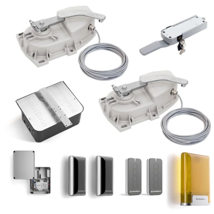 Kit moteur Eagle 24 V entérré avec caisson et levier