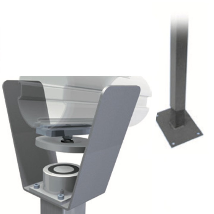 Lyre de repos avec ventouse électromagnétique DEA | Diferbat