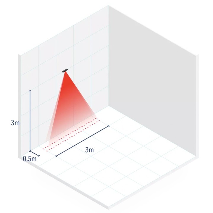 Détecteur de présence (pour hauteur de 2 à 4m)