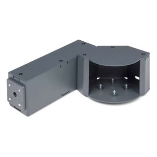 Capot anti-vandale avec support métallique à 90° pour LZR