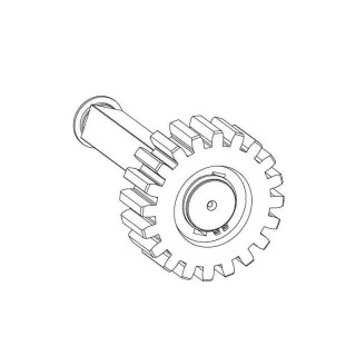 Arbre de sortie + pignon pour SLI724/1024