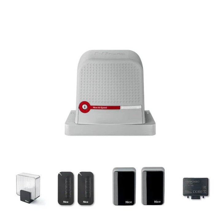 Kit motorisation portail coulissant Nice Robus 600 Hi-Speed | Diferbat