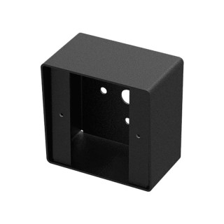 Boîtier saillie carré noir pour bouton poussoir | Diferbat