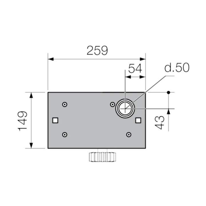Kit Cardin coulissant 300 KG 24V | Diferbat