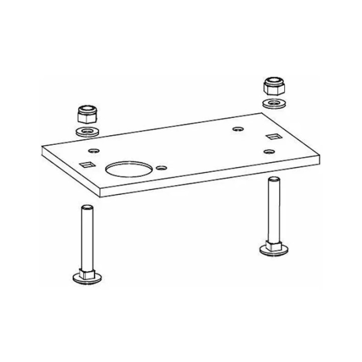 Base de fixation pour moteur Cardin SLACEFAST | Diferbat
