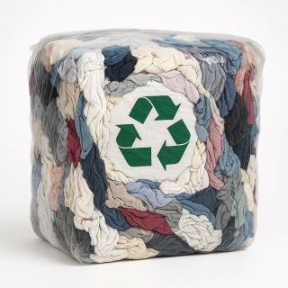 Sac 10 Kg chiffons de couleurs recyclés | Diferbat