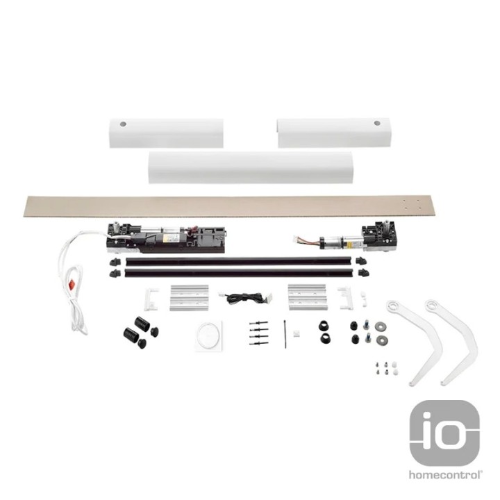 Kit Somfy Yslo Flex io 2 vantaux - blanc | Diferbat