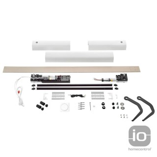 Kit Somfy Yslo Flex io 2 vantaux - blanc & noir | Diferbat