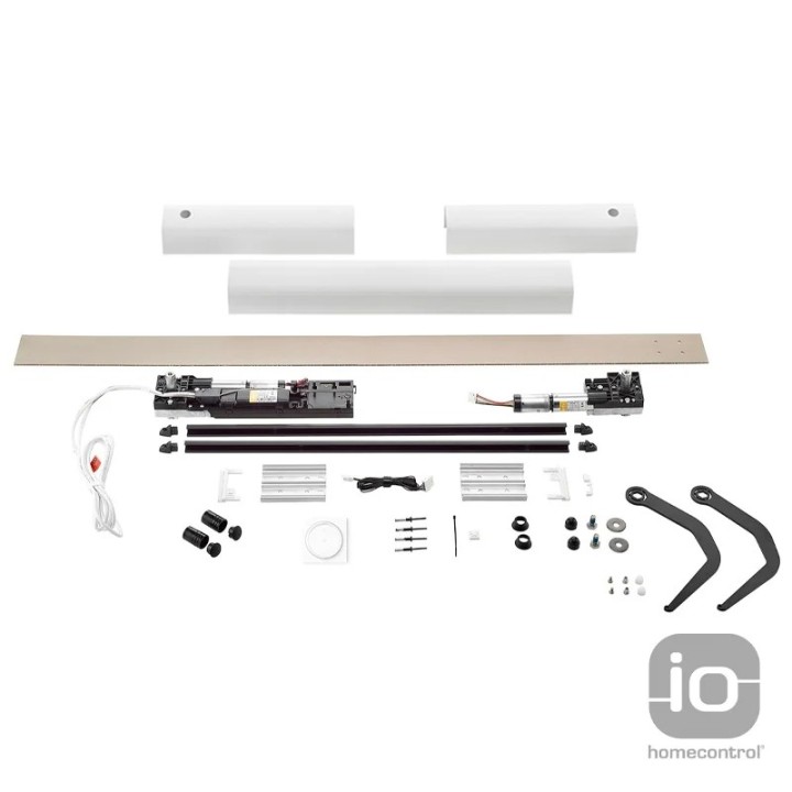 Kit Somfy Yslo Flex io 2 vantaux - blanc & noir | Diferbat