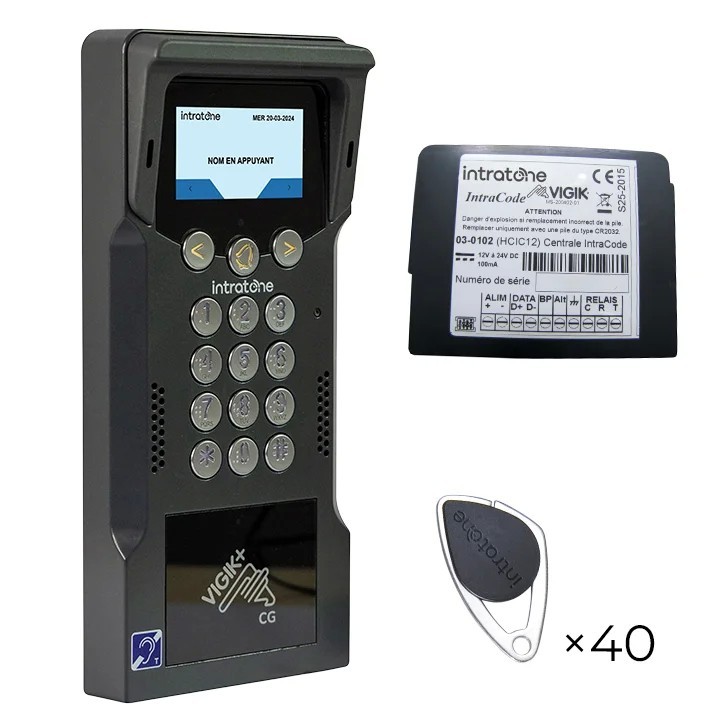 Kit platine Only-One Intratone - 20 logements & 15 ans data | Diferbat