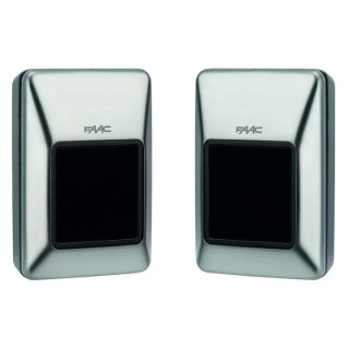 Photocellules FAAC XP30 finition acier | Diferbat