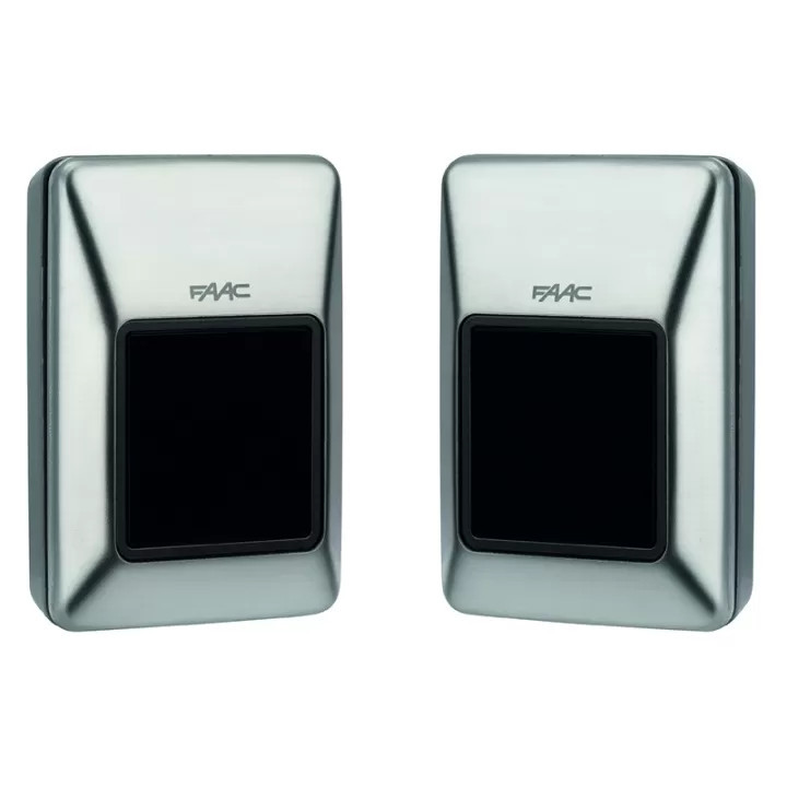 Photocellules FAAC XP30 finition acier | Diferbat
