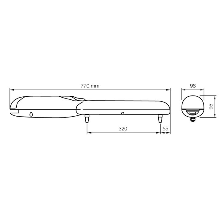 Moteur NICE WINGO 4024 24V | Diferbat, distributeur français