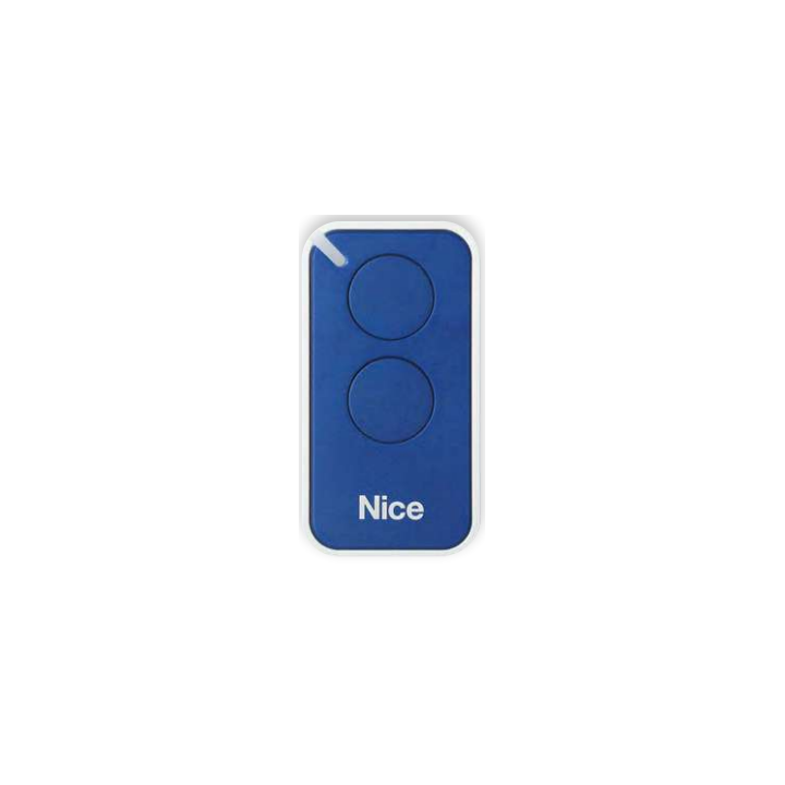 Émetteur NICE INTI bleu à 2 canaux | Diferbat, distributeur français