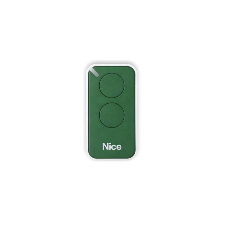 Émetteur NICE INTI vert à 2 canaux | Diferbat, distributeur français