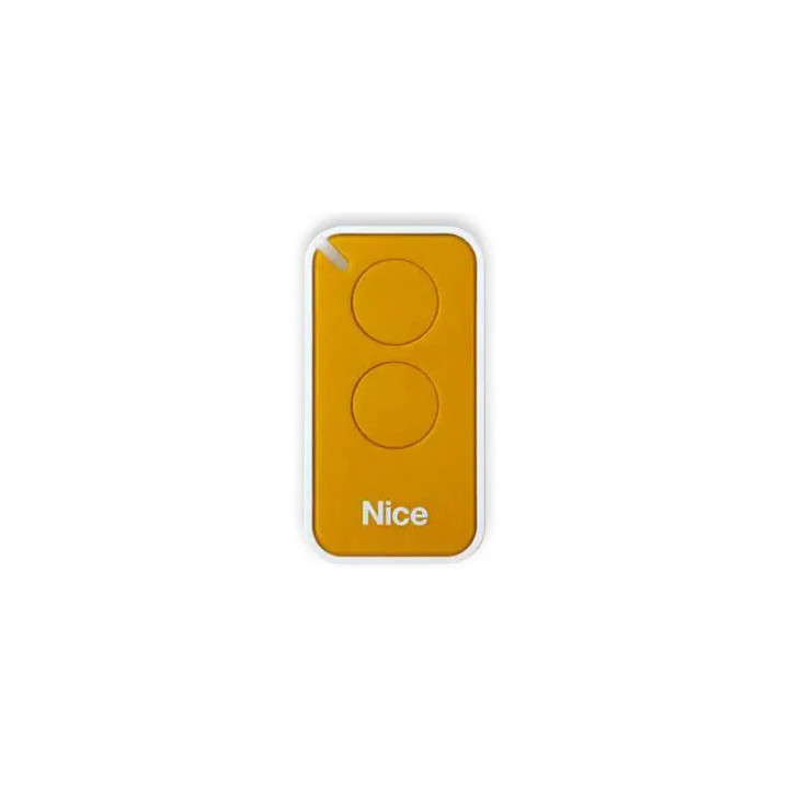 Émetteur NICE INTI jaune à 2 canaux | Diferbat, distributeur français